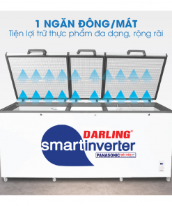 Ngăn lạnh tủ đông Darling DMF-1279ASI