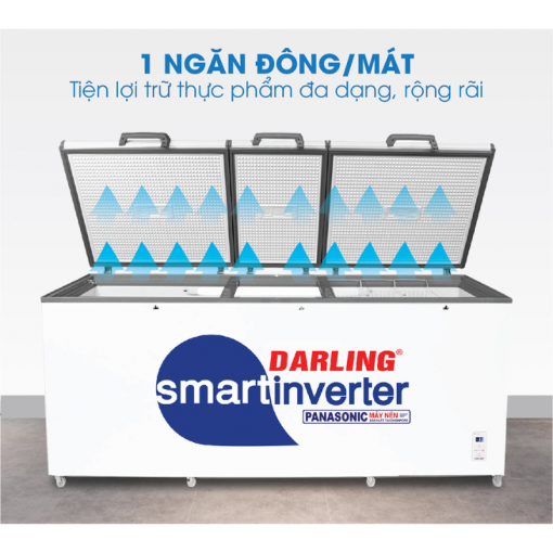 Ngăn lạnh tủ đông Darling DMF-1279ASI