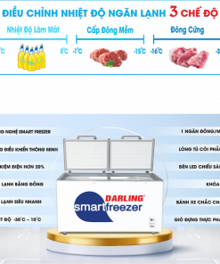 3 chế độ tủ đông Darling DMF-4799AS