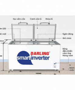 Kích thước tủ đông Darling DMF-2699WS