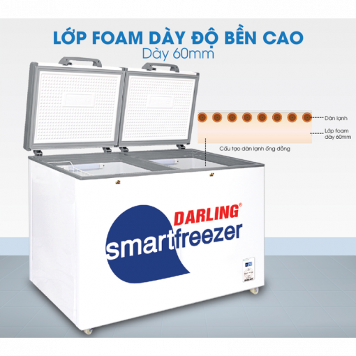 Lớp Foam tủ đông Darling DMF-2699WS