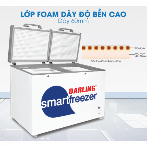 Lớp Foam tủ đông Darling DMF-3799AS