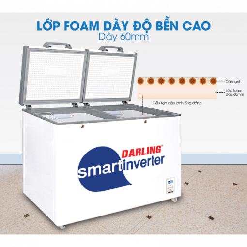 Lớp Foam bảo vệ lòng trong tủ dày 60mm