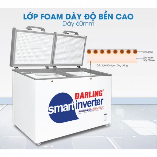 Lớp Foam tủ đông Darling DMF-7779ASI