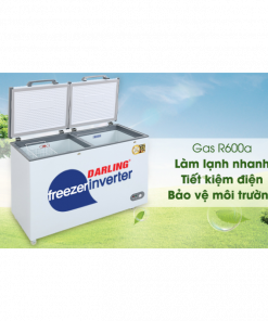 Gas R600A tủ đông Darling DMF-3999WI2