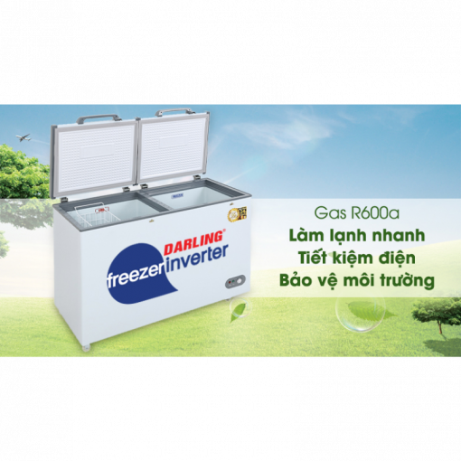 Gas R600A tủ đông Darling DMF-3999WI2