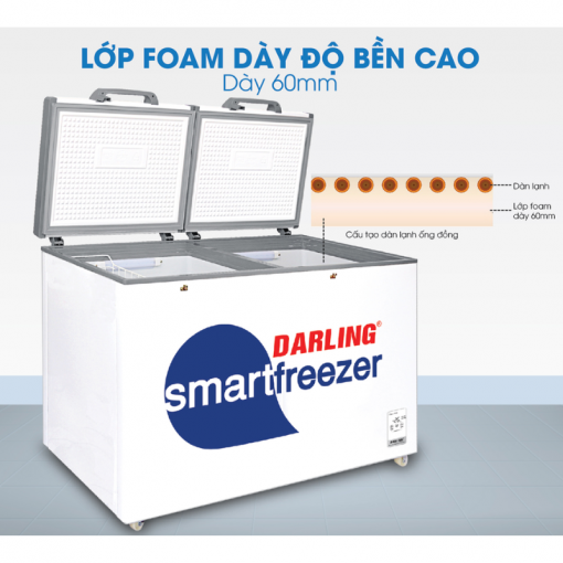 Lớp foam tủ đông Darling DMF-3699WS-4