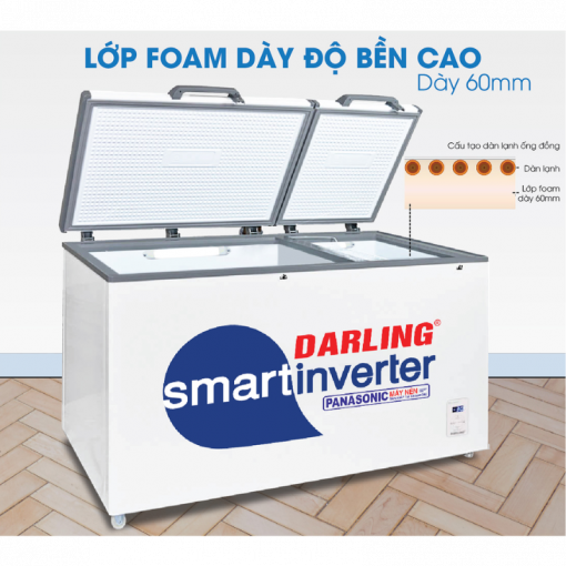 Lớp Foam tủ đông Darling DMF-7699WSI-4