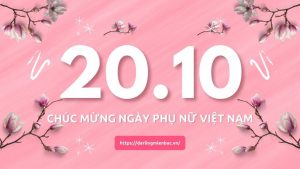 Darling chúc mừng ngày phụ nữ Việt Nam 20/10